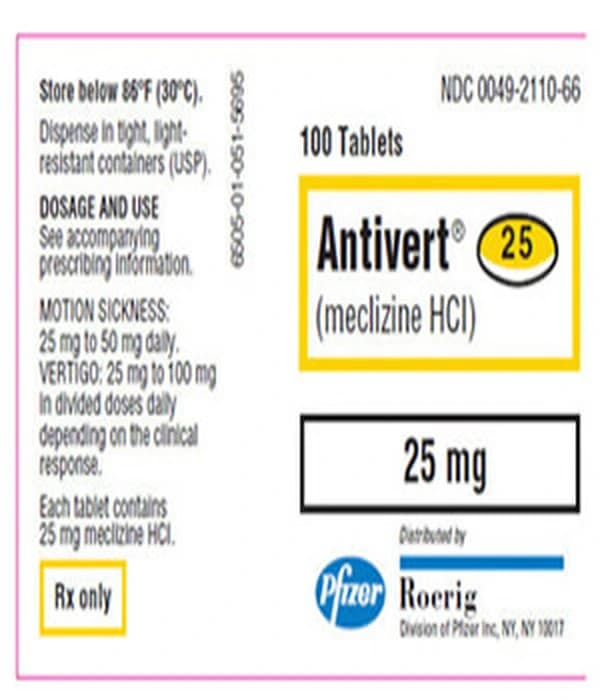 Antivert 25mg product at Adderall Blog Pharmacy