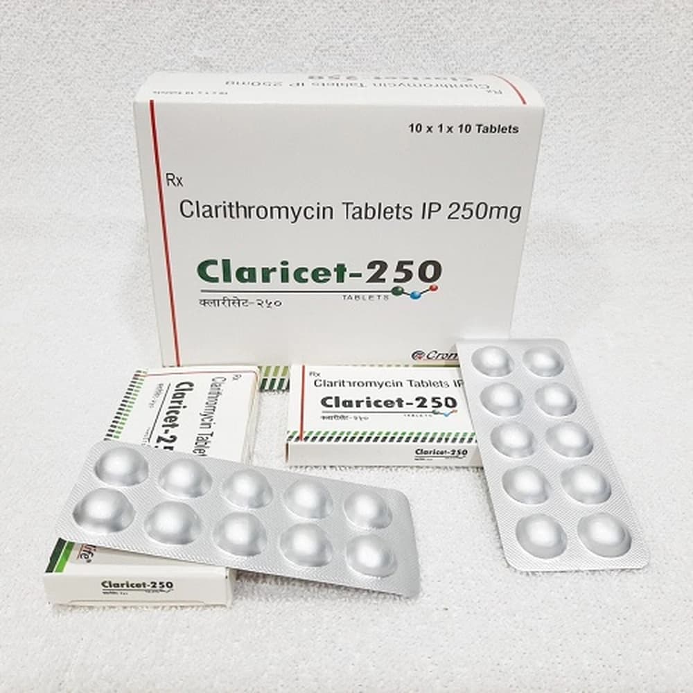 Clarithromycin 250mg product at Adderall Blog Pharmacy