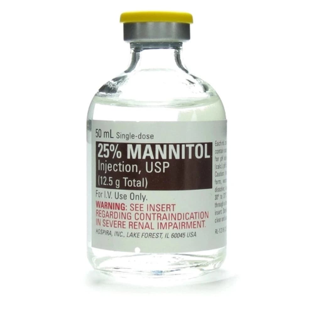 Mannitol IV product at Adderall Blog Pharmacy