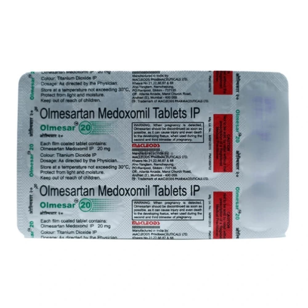 Olmesartan 20mg product at Adderall Blog Pharmacy