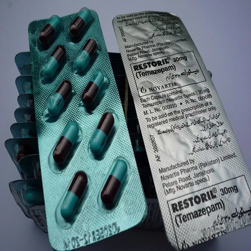Restoril 30mg product at Adderall Blog Pharmacy