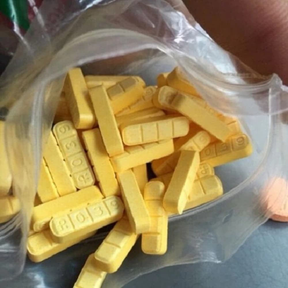 Xanax 2mg yellow product at Adderall Blog Pharmacy
