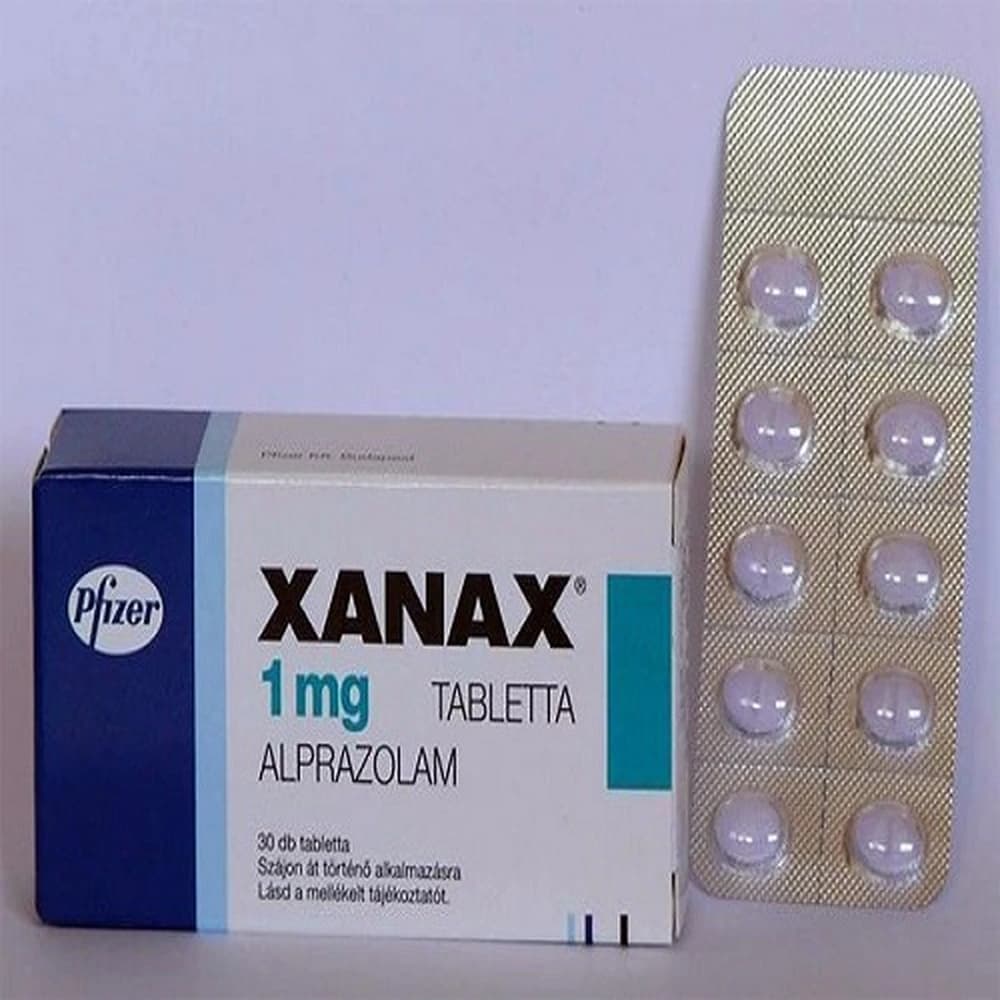 Xanax (alprazolam) product at Adderall Blog Pharmacy