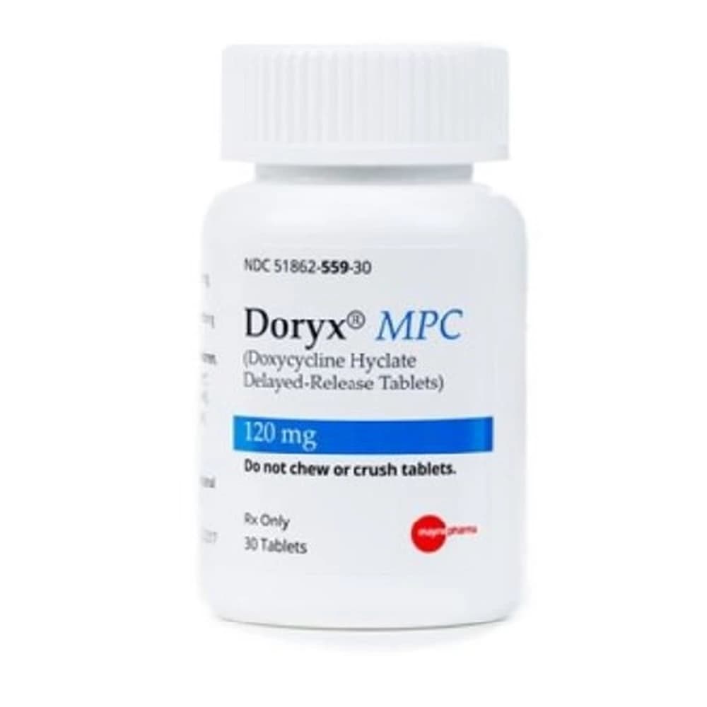 Doryx 50/200mg product at Adderall Blog Pharmacy